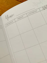 Load image into Gallery viewer, Monthly Planner Journal Insert