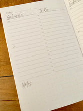 Load image into Gallery viewer, Daily Planner Journal Insert