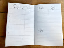 Load image into Gallery viewer, Weekly Planner Journal Insert