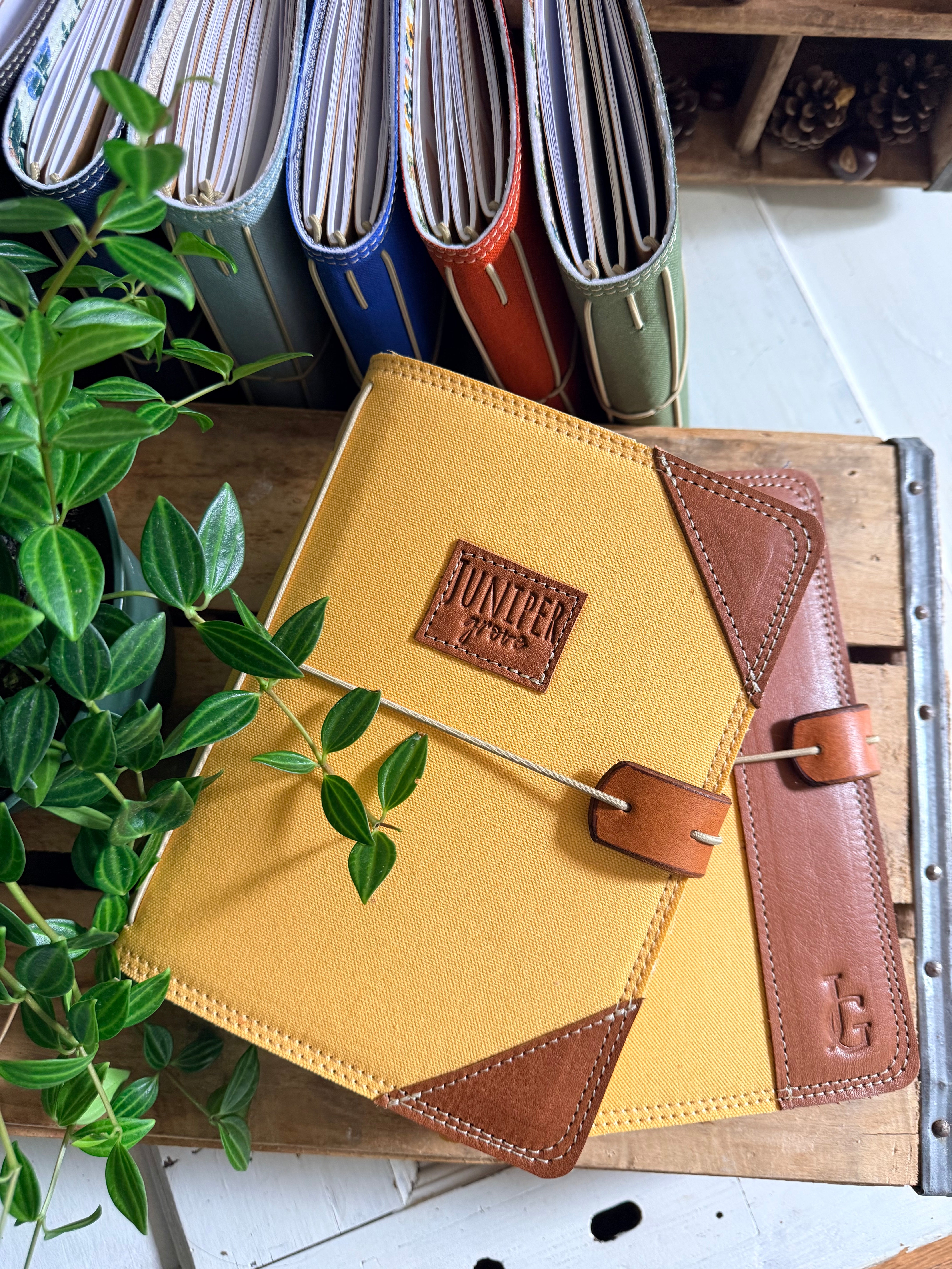 The Juniper Journal - Yellow Canvas – Juniper Grove