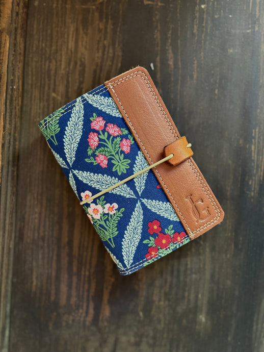 The Mini Journal - Dahlias in Blue