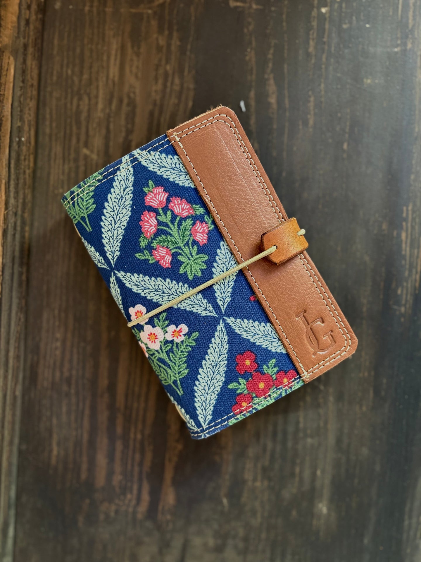The Mini Journal - Dahlias in Blue