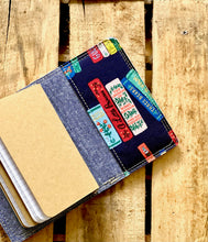 Load image into Gallery viewer, The Mini Journal - Book Club in Navy