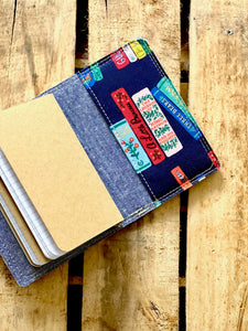 The Mini Journal - Book Club in Navy