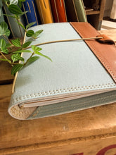 Load image into Gallery viewer, The Cedar Journal - Sea Salt Blue Canvas