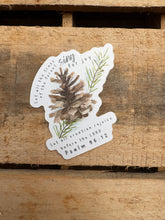 Load image into Gallery viewer, Pinecone | Sticker | Psalm 96:12