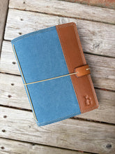 Load image into Gallery viewer, The Cedar Journal - Canvas in Harbor Blue