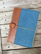 Load image into Gallery viewer, The Cedar Journal - Canvas in Harbor Blue