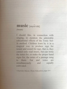 Music Journal Insert