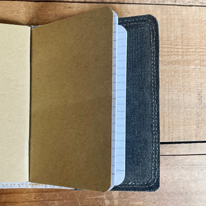 The Mini Journal - Canvas in Charcoal