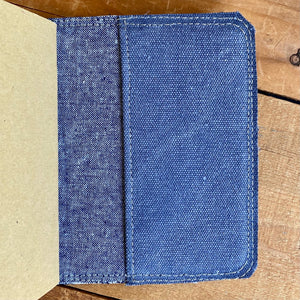 The Mini Journal - Canvas in Harbor Blue
