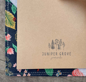 The Juniper Journal - Poppy Fields in Charcoal