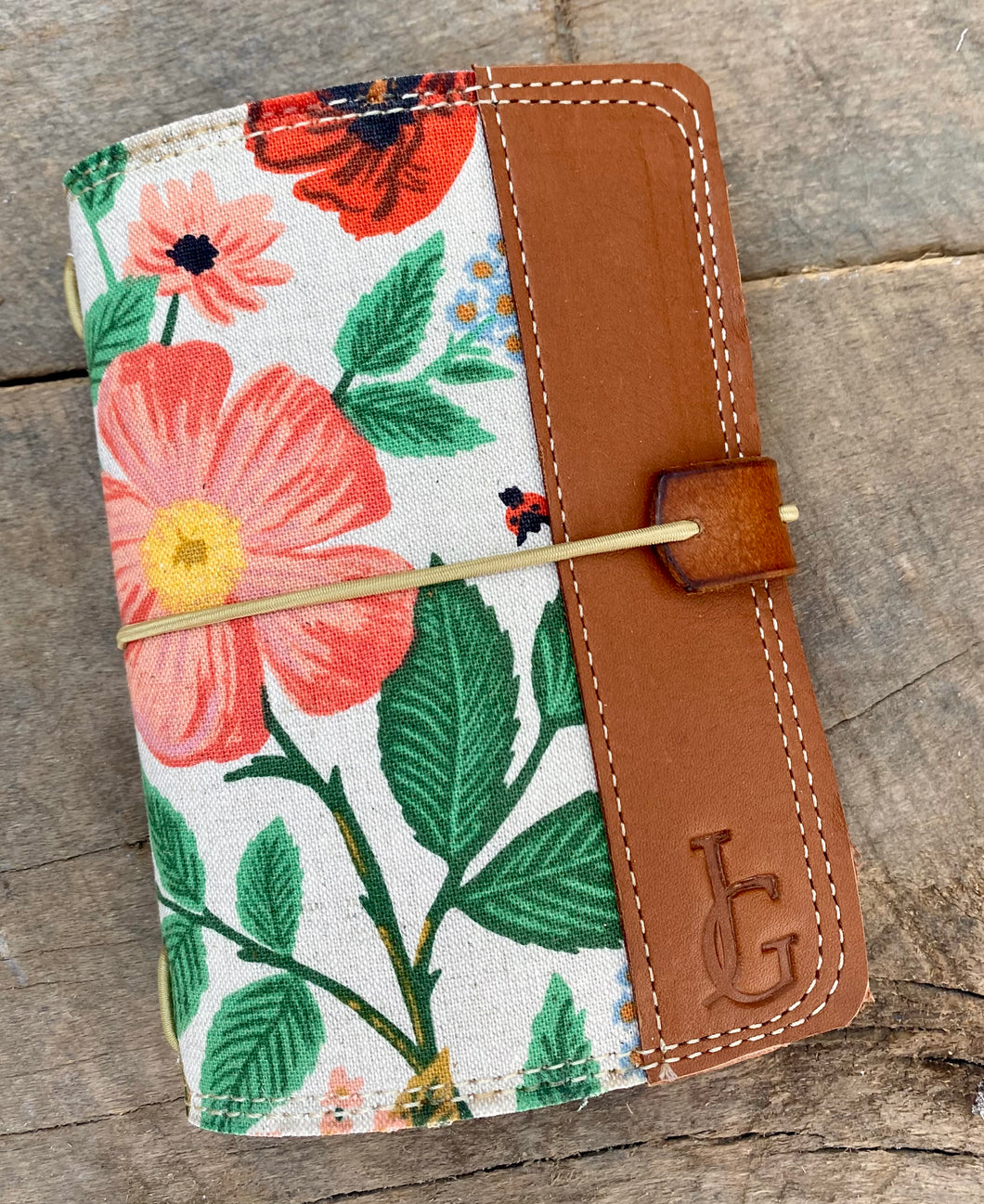 The Mini Journal - Poppy Fields in Natural