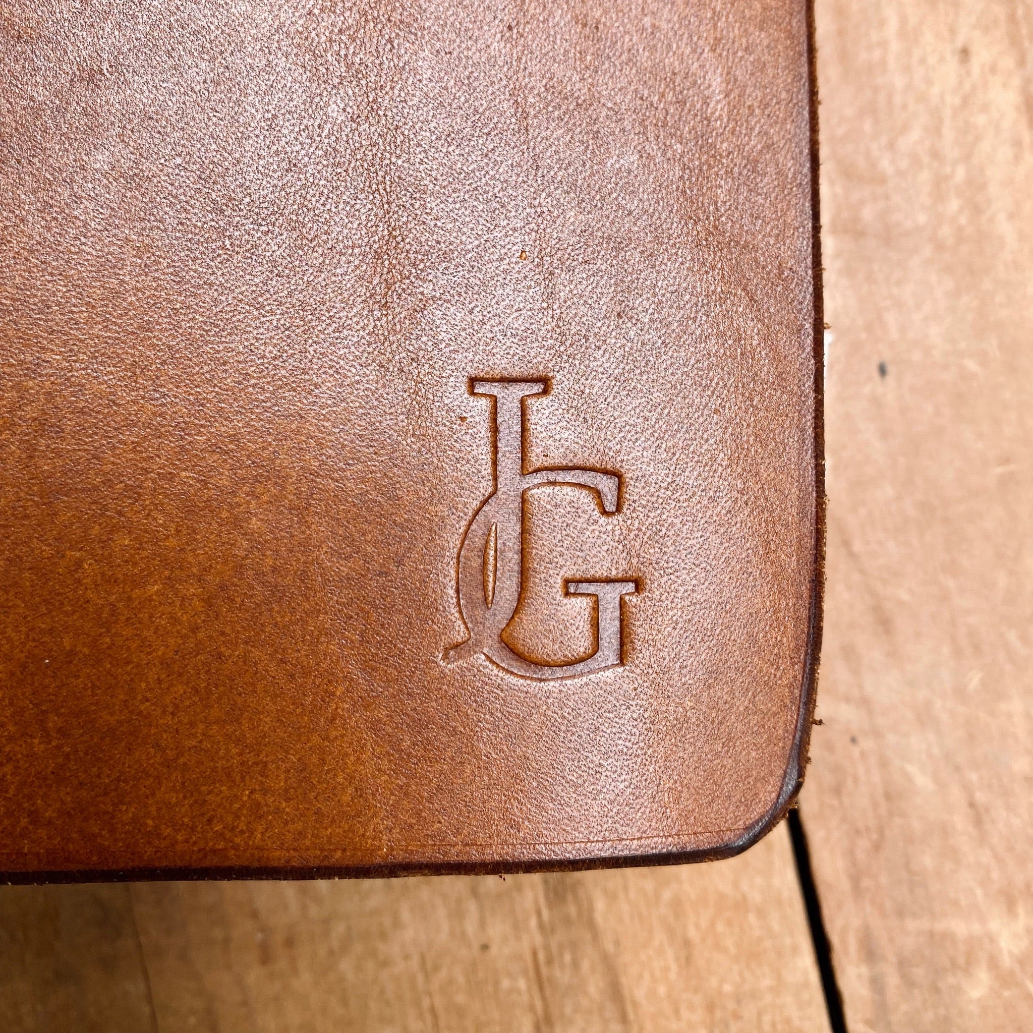 The Leather Journal - Cognac – Juniper Grove The Leather Journal - Cognac – Juniper Grove