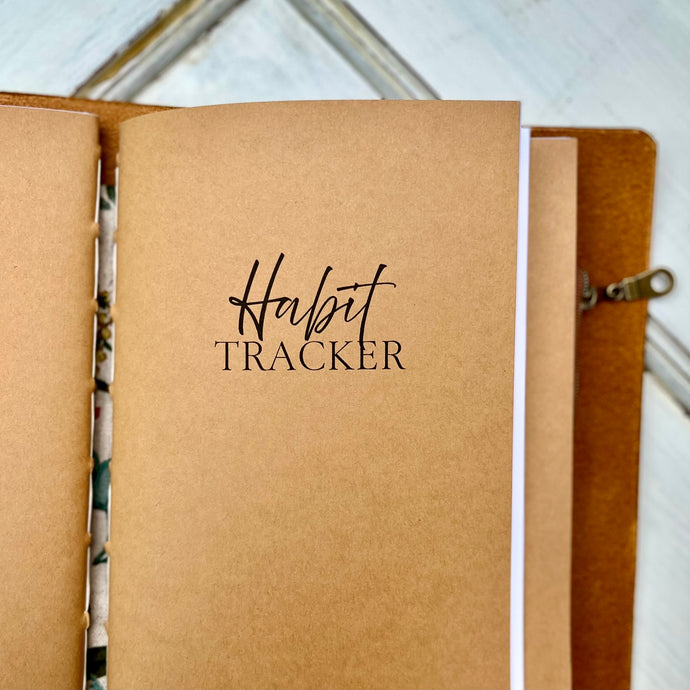 Habit Tracker Journal Insert