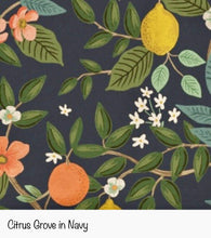 Load image into Gallery viewer, The Mini Journal - Citrus Grove in Navy