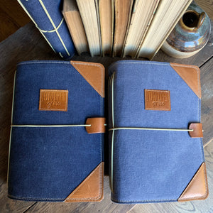 The Juniper Journal - Canvas in Navy