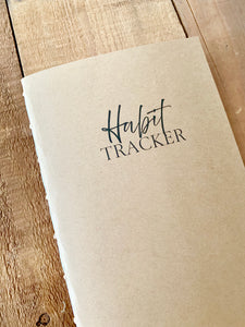 Habit Tracker Journal Insert