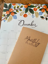 Load image into Gallery viewer, Monthly Planner Journal Insert