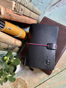 Mini Leather Journal - Black