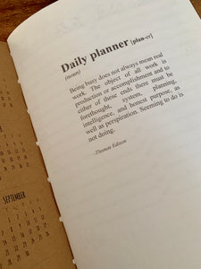 Daily Planner Journal Insert