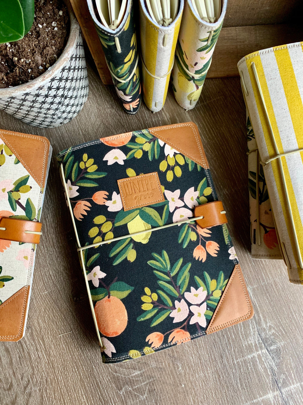 The Juniper Journal - Citrus Blossom in Black
