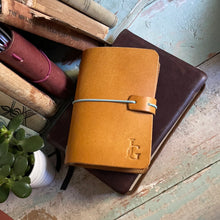 Load image into Gallery viewer, Mini Leather Journal - Camel