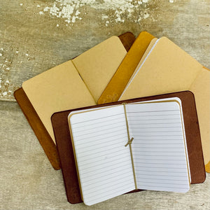 The Mini Leather Journal -  Espresso