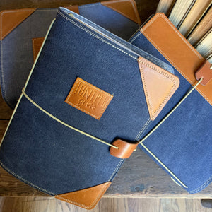 The Juniper Journal - Canvas in Navy