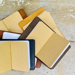 The Mini Leather Journal -  Espresso