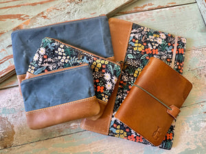 Set of Three Nesting Zipper Pouches