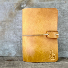 Load image into Gallery viewer, Mini Leather Journal - Camel
