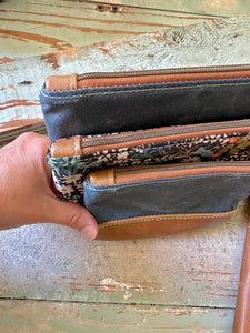 Set of Three Nesting Zipper Pouches