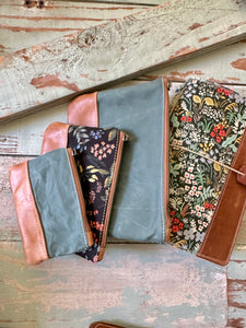 Set of Three Nesting Zipper Pouches