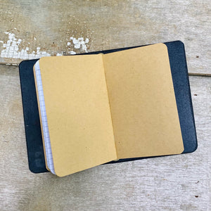 The Mini Leather Journal - Mahogany