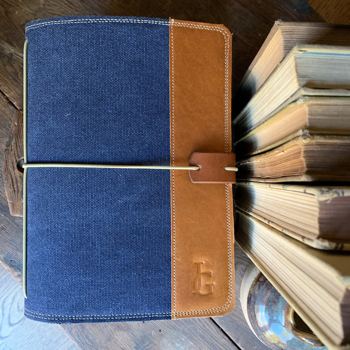 The Cedar Journal - Canvas in Navy