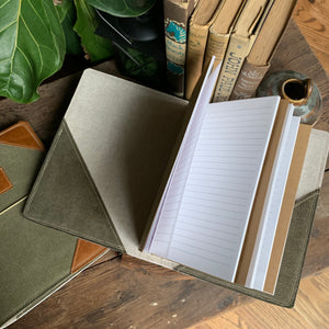 The Cedar Journal - Canvas in Deep Olive