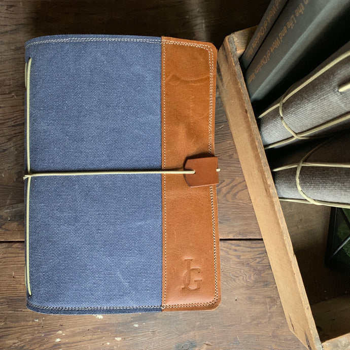 The Cedar Journal - Canvas in Harbor Blue