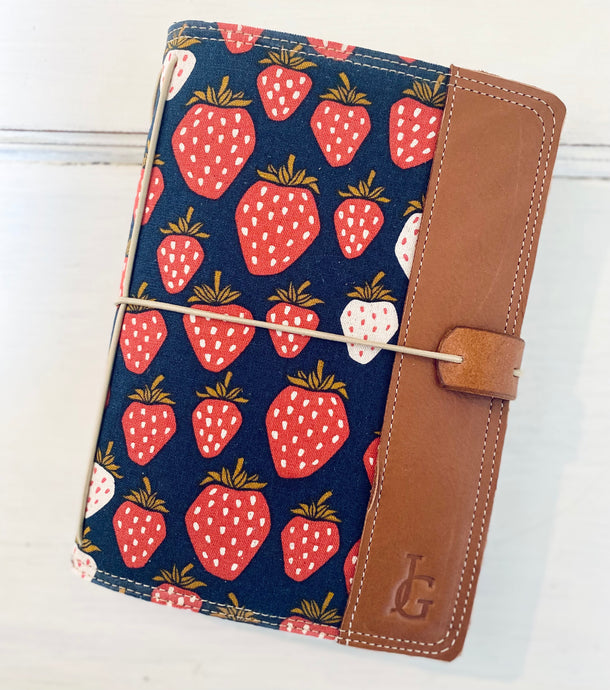 The Cedar Journal - Strawberry Jam in Navy