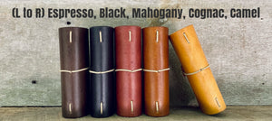 The Mini Leather Journal -  Espresso